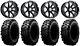 MSA Black Diesel 14 UTV Wheels 32 Carnivore Tires Polaris RZR XP 1000 / PRO XP