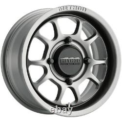 Method UTV MR409 Bead Grip 15x7 4x156 +38mm Steel Grey Wheel Rim 15 Inch