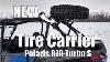 New Higher Factory Utv Tire Carrier For Polaris Rzr Xp Turbo S