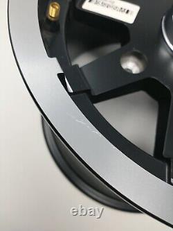 OEM Polaris SPM/RGR/RZR Rear Rim Wheel with Center Cap 12X8 ET50 M2 Black Chrome