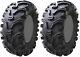 Pair 2 Kenda Bearclaw 25x10-12 ATV Tire Set 25x10x12 K299 25-10-12