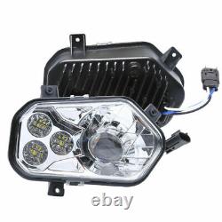 Pair ATV UTV LED Headlights For Polaris RZR S 800 900 Sportsman 400 500 800 850