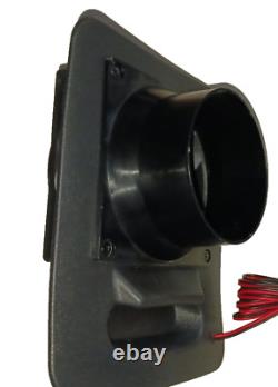 Polaris RZR Big Gun access panel with fan, for heat. Stay warm on chilly days