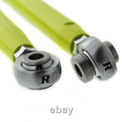 Polaris RZR RS1 Rear Radius Rods x4 Lime Green 2018 2021 by Race-Driven