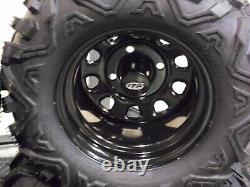 Polaris Rzr 170 23 Quadking Atv Tire & Itp Black Atv Wheel Bigfoot Kit Srad