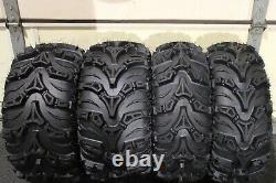 Polaris Rzr 570 27 Mud Lite II 14 Barbwire Blk Atv Tire & Wheel Kit Pol3ca