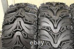 Polaris Rzr 570 27 Mud Lite II 14 Barbwire Blk Atv Tire & Wheel Kit Pol3ca