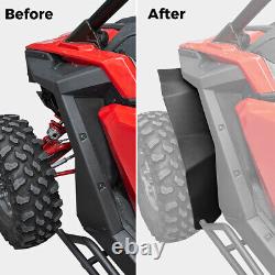 Rear & Front Mud Flaps Fender Flares Coverage for 2020-2023 Polaris RZR Pro XP