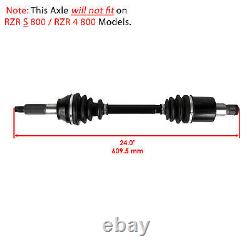 Rear Left And Right Complete CV Joint Axle for Polaris RZR 800 EFI 2008-2013