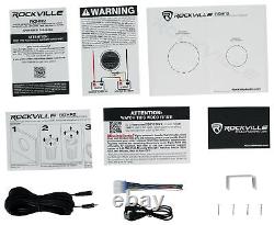Rockville RGHR2 Gauge Hole Bluetooth Player+Wired Remote for ATV/UTV/RZR/Polaris