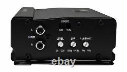 SSV WORKS 10M 10 Subwoofer+Mono Sub Amplifier Amp For Polaris RZR/ATV/UTV/Cart