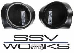 SSV Works Front Speaker Pods Unloaded 6.5 Pair 08-14 Polaris RZR 570 800 900
