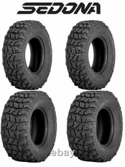 Sedona Coyote Complete 4 Tire Set (2) 25x8-12 Front & (2) 25x10-12 Rear 6 Ply