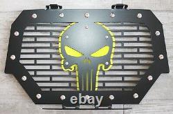 Steel Grille + Lime Squeeze SKULL for Polaris RZR 1000 XP 14-18 RZR 900 S ATV
