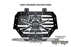 Steel Grille for Polaris UTV Part RZR 1000 900 S XP 14-18 LIBERTY OR DEATH Grill