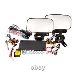 Tusk UTV Horn & Signal Kit With Mirrors Fits POLARIS RZR 570 800 900 1000