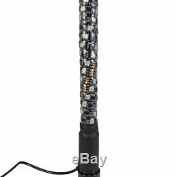 Two 5FT Spiral LED Whip Light Antenna Flag UTV ATV for Can-Am Polaris RZR 1000