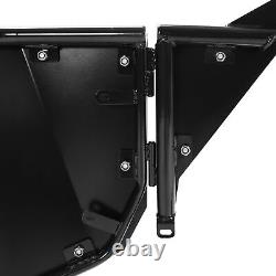 UTV Full Aluminum Doors Black For 2014-2022 Polaris RZR XP Turbo/S XP 1000