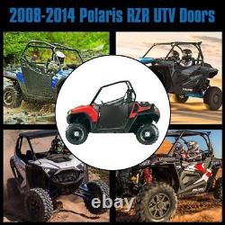 UTV Full Aluminum Doors Black For Polaris 2008-2014 RZR RZR-S XP 900 570 800