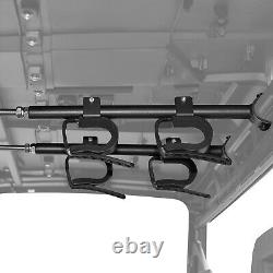 UTV Overhead Roof Gun Holder Bow Rack For Polaris RZR Ranger XP 900 1000 Can Am