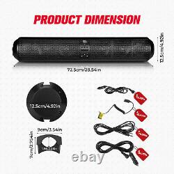 UTV Sound Bar Speaker Audio System Waterproof For Polaris RZR XP 1000 Can Am X3