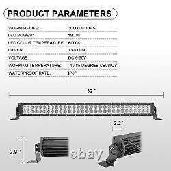 WEISEN For 2020-2023 Polaris RZR Pro XP 32 Roof LED Light Bar Bracket Wire Kits
