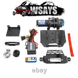 WSAYS UTV 4500lb Electric Winch Mount Combo For Polaris RZR 900/1000/XP Turbo