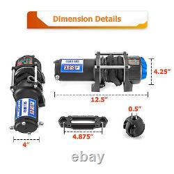 WSAYS UTV 4500lb Electric Winch Mount Combo For Polaris RZR 900/1000/XP Turbo