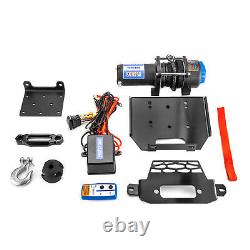 WSAYS UTV 4500lb Electric Winch Mount Combo For Polaris RZR 900/1000/XP Turbo