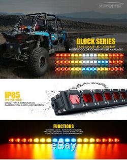 Xprite 30 Rear Chase LED Light Bar with Running Reverse Brake for ATV UTV Buggy