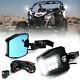 Xprite UTV Rear View Side Mirrors with LED Rock Lights for Polaris RZR XP Buggy